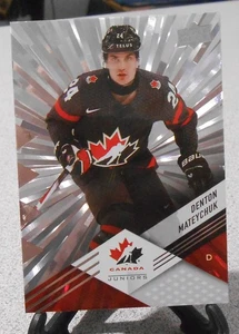 2024 Upper Deck Team Canada Juniors Outburst Denton Mateychuk #42 Rookie RC - Picture 1 of 2