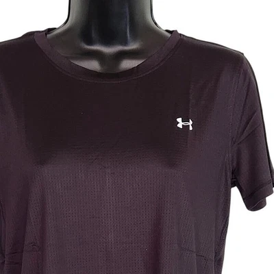 NWT Under Armour HeatGear T-Shirt Womens Loose Fit Athletic Top Large - Image 1 of 4