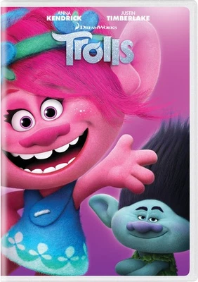 Trolls (DVD) Anna Kendrick Justin Timberlake Zooey Deschanel (US IMPORT) - Image 1 of 3
