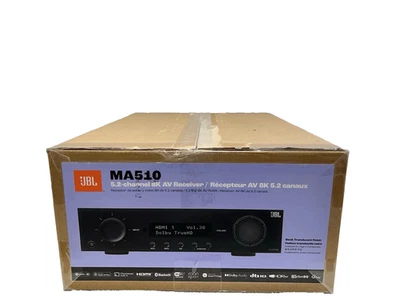 JBL MA510 75W 5.2ch Bluetooth and WiFi Capable HDR 8K Ultra HD Receiver JBLMA510 - Image 1 of 4