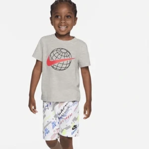 NWT  NIKE Boys Digital Escape Shirt and Shorts 2 Piece Set - Picture 1 of 6