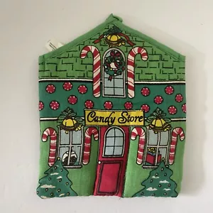 Porta caramelle natalizio vintage con canne di caramelle 1992 - Foto 1 di 3