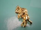 Standing Upright Charging Bison American Buffalo Vintage Tie Tack Lapel Pin