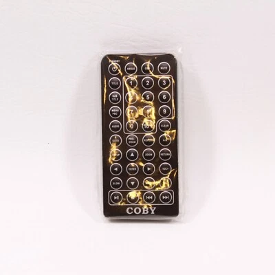 COBY IECR03 Black Replacement Remote Control For DVD Player DVD719 - Image 1 of 4