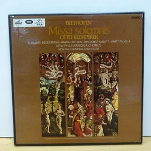 AN 165 6 BEETHOVEN Missa Solemnis KLEMPERER NEW PHIL HMV ANGEL MONO 2LP BOX EX - Picture 1 of 8