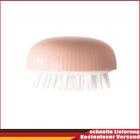 Silicone Shower Brush Hair Washing Shampoo Comb Head Massage Brush (Pink)