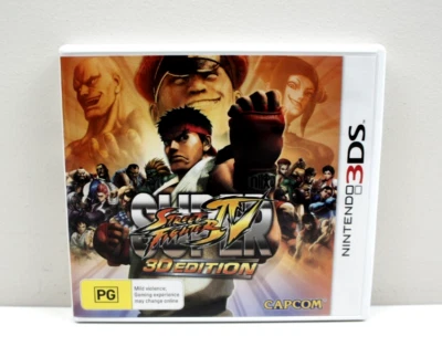 Super Street Fighter IV 4 3D Edition Nintendo 3DS Game Complete With Manual - Image 1 of 4