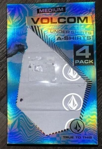 Volcom ~ Men's 4-Pack Tanks Tops Undershirts Cotton Blend White (A) ~ M - Picture 1 of 3