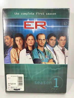 ER - The Complete First Season (DVD, 2003, 4-Disc Set, Four Disc Set) New/Sealed - Image 1 of 3