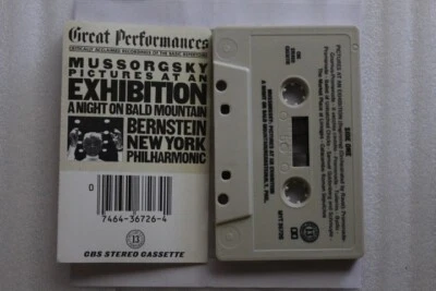 Pictures At An Exhibition / A Night On Bald Mountain Cassette Mussorgsky Bernste - Image 1 of 2