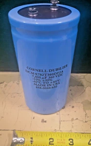 Condensador Cornell Dubilier DCMX782T360DF2A 7.800uF 360VDC - Imagen 1 de 2