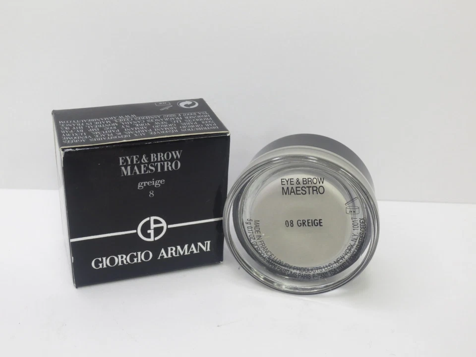 GIORGIO ARMANI EYE & BROW MAESTRO #8 GREIGE 0.17 OZ BOXED - Image 1 of 2