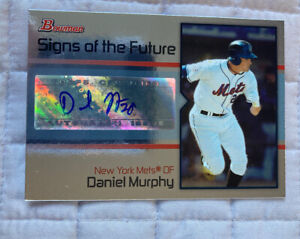 Daniel Murphy 2008 Bowman Draft Signs of the Future Autograph #SOF-DM Auto Card