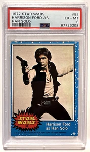 Star Wars #58 1977 Harrison Ford como Han Solo PSA 6 EX-MT - Imagen 1 de 2
