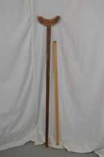 antique 1850 medical crutch hand made shaped  Civil War Era early 19th original