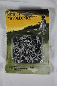 Minifigs Napoleonic Minis 15mm: N-803 Brunswick Light Battery Infantry Advancing - Picture 1 of 2