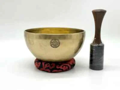 11" Full Moon Singing Bowl, Handmade Tibetan Singing Bowl, Healing Singing Bowl - Image 1 of 4