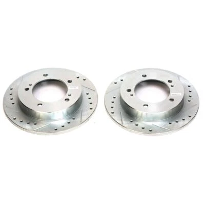 PowerStop Disc Brake Rotor Set - Fits Chevrolet Tracker 1998, Geo Tracker 1989-1 - Image 1 of 4