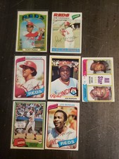 (7) Cincinnati Reds Cards - Big Red Machine