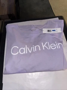 Calvin Klein Performance Light Purple Cropped XL - Picture 1 of 6