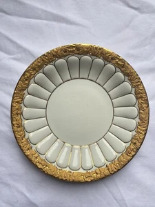 Meissen Golden Baroque X-Form Heavy 24k Gold 10.75”plate Double swords - Picture 1 of 4