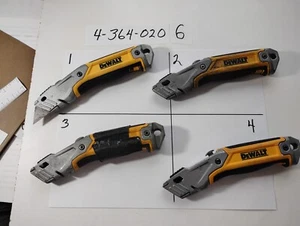 DeWalt 7 pulgadas Cuchillo utilitario retráctil DWHT10046 negro/amarillo $10 CADA OBO - Imagen 1 de 9