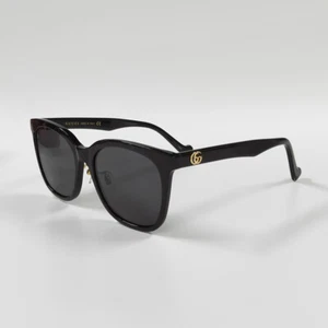 Gucci GG1000SK Black Square Women Sunglasses Grey Lens - Picture 1 of 4