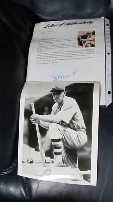 Bill Terry Signed 8 x 10 Photo PSA Certified - Image 1 of 4