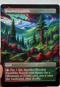 Tarjeta proxy Wooded Foothills con arte diseñado a medida - Imagen 1 de 2