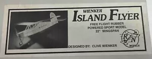 Nuovo R/N RN Models Island Flyer 22" Wingspan kit volo gratuito - Foto 1 di 4