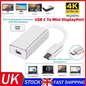 Thunderbolt 3 To Thunderbolt 2 Adapter Type C Cable USB For Macbook Air Pro New - Picture 1 of 18