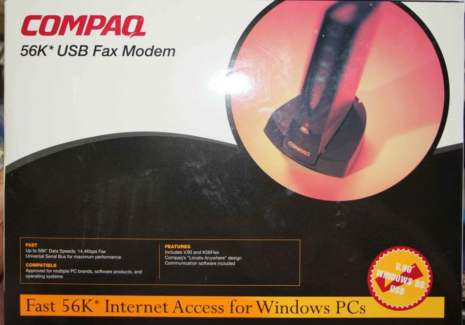 Compaq 56K* USB Fax Modem - NEW - Image 1 of 1