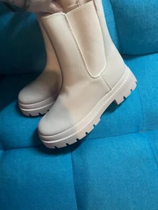 Botines ShoeDazzle Mujer Talla 9 Rosa Claro Suela Cremallera Lateral - Imagen 1 de 8