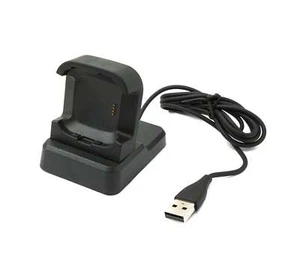 USB 2.0 Cable 120 CM Charging Dock for Fitbit Versa 1 Smart Watch IN Black - Zdjęcie 1 z 4