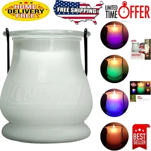 Elegant Citronella Candle with LED Color Change - Perfect for Outdoor Gatherings - Picture 1 of 9