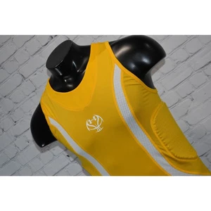 Under Armour Padded Shirt Tanktop Mens Size Large Compression Sides Back Sports - Picture 1 of 7