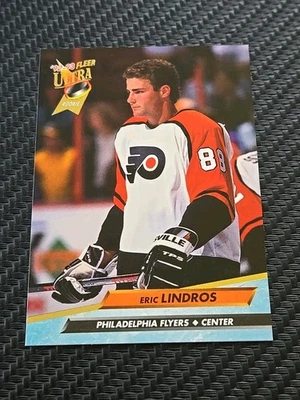 1992-93 Ultra Eric Lindros RC Philadelphia Flyers #157  - Image 1 of 2