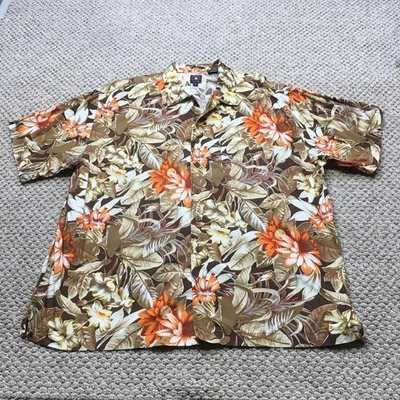 Camisa ajustada Panhandle para hombre 2XL floral hawaiana con botones tropical bolsillo de campamento Foto 1 de 4