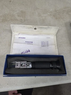 Refractómetro de mano Atago N1 Brix 0-32% hecho en Japón herramienta con estuche - Imagen 1 de 4