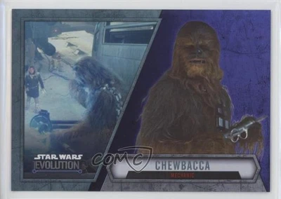 2016 Topps Star Wars Evolution Purple Lightsaber Chewbacca Mechanic #57 2k3 - Image 1 of 3