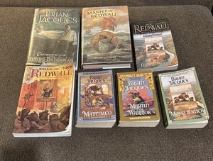Lot of 7 Redwall Series 2Hardcovers, 5 PB- Brian Jacques - Fantasy (Redwall) - Picture 1 of 14