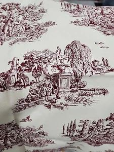 Toile Fabric  3/4 Yd X 54" W - Picture 1 of 3