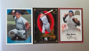 Yogi Berra 3 Card Lot 2007 UD Legendary Cuts / 2000 Fleer / 2000 Fleer - Picture 1 of 3