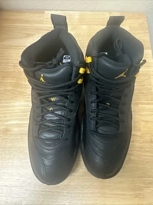 Nike Jordan 12 Retro Negro Taxi Amarillo CT8013-071 Hombres Talla 9.5 Pantalla Nuevo Sin Caja Foto 1 de 4