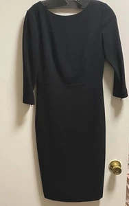 THEORY women's Black Knee Length Business/Cocktail Dress **Direct From Designer* - Picture 1 of 8