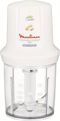 DJ3001 Moulinette Compact, 270 W, 43 Decibel, Plastica, Bianco - Immagine 1 di 4