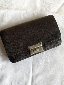 Small Antique Vintage Brown Leather Coin Purse - Picture 1 of 8