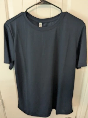 Camisa de manga corta Fabletics para hombre talla grande azul marino nueva con etiquetas Foto 1 de 3