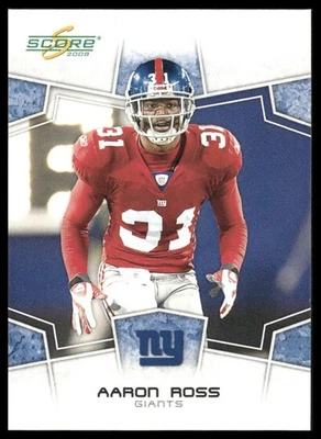 2008 Score #212 Aaron Ross New York Giants - Image 1 of 2