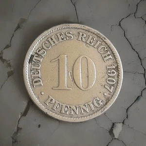 10 Pfennig 1907 G Deutsches Reich Wilhelm II. - Bild 1 von 2